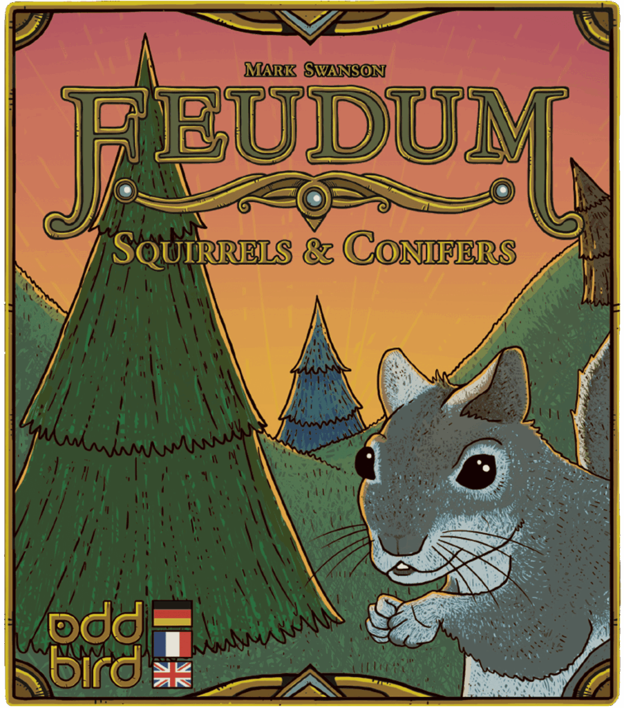 Feudum: Squirrels & Conifers board game cover