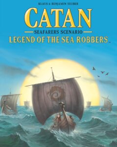 Catan: Seafarers Scenario – Legend of the Sea Robbers board game cover