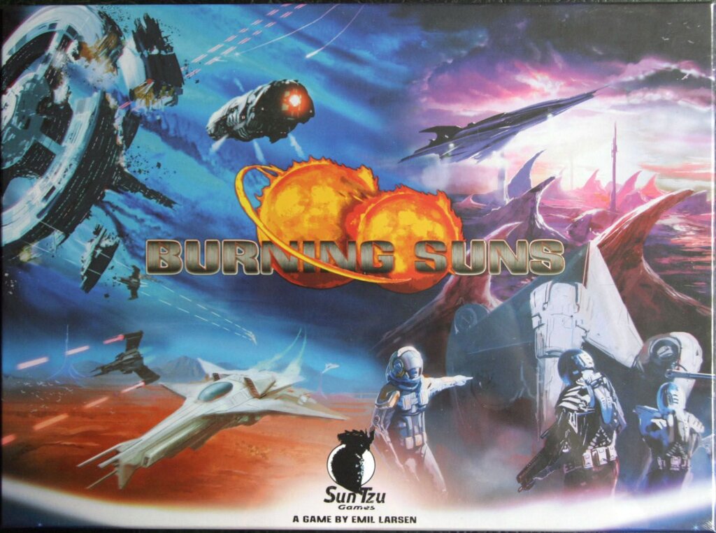 Burning Suns board game cover