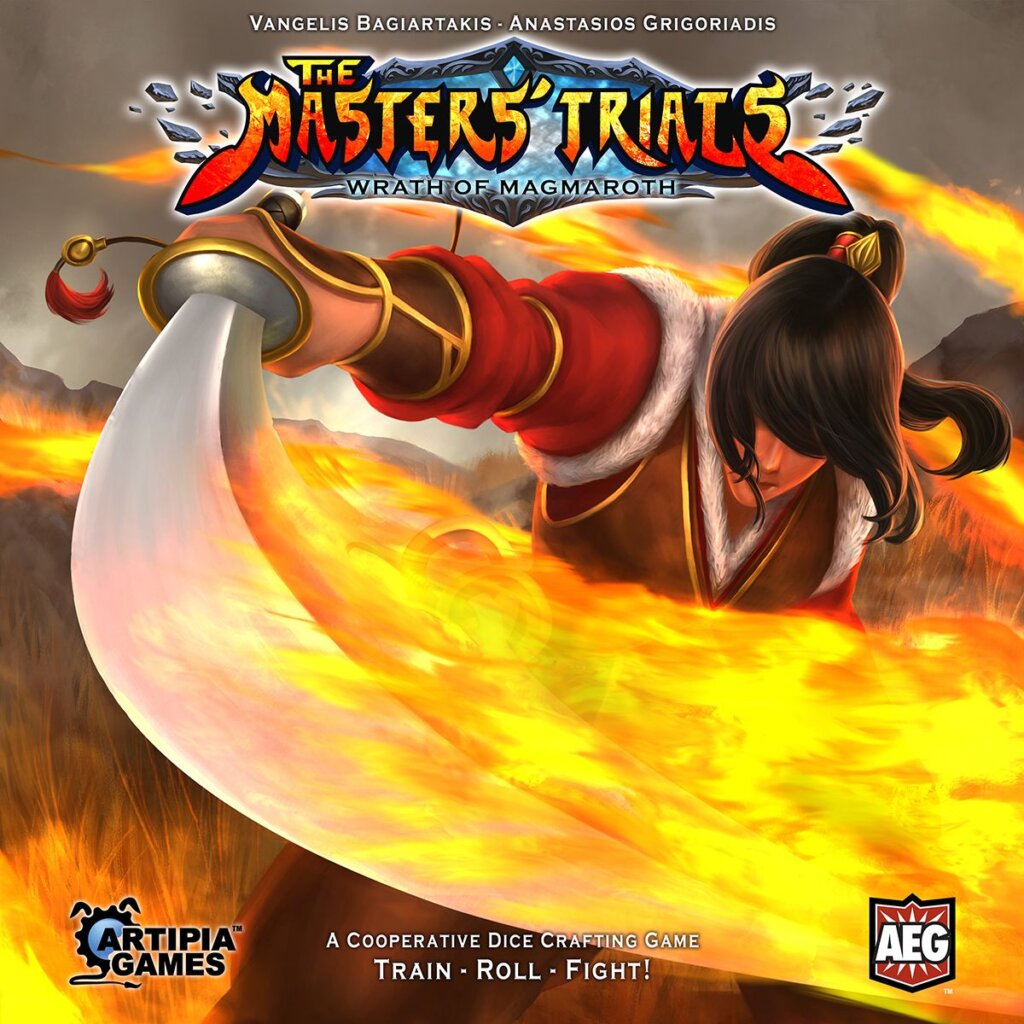 The Masters’ Trials: Wrath of Magmaroth board game cover