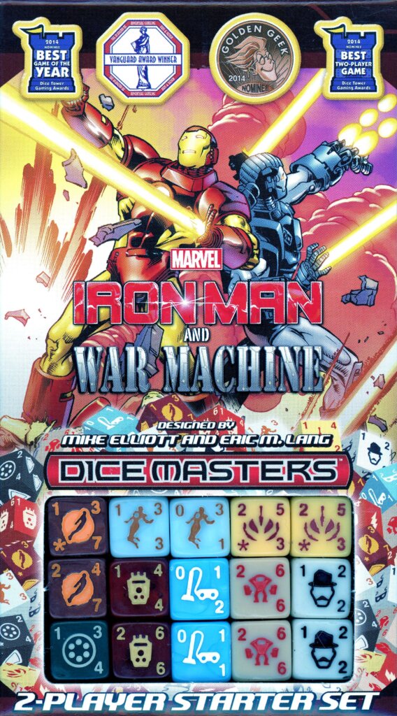 Marvel Dice Masters: Iron Man and War Machine Starter Set board game cover