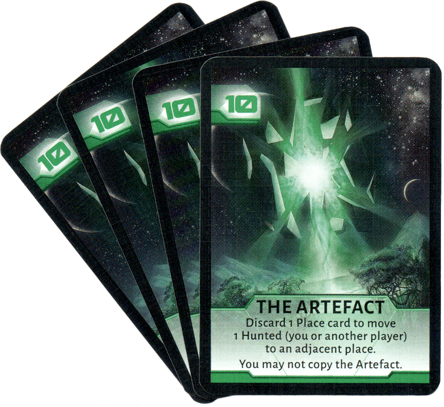 Not Alone: The Green Artefact Promo Cards board game cover