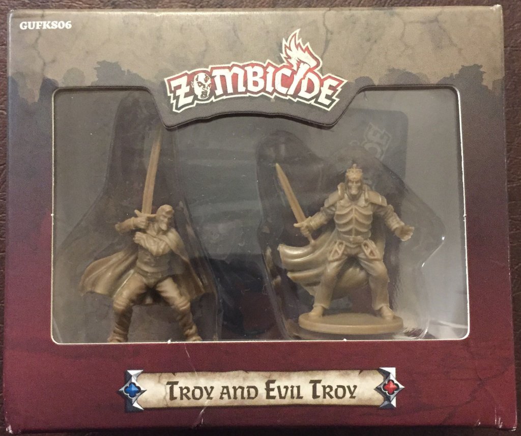 Zombicide: Black Plague – Troy and Evil Troy board game cover