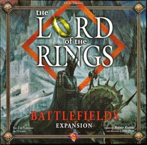 The Lord of the Rings: Battlefields board game cover