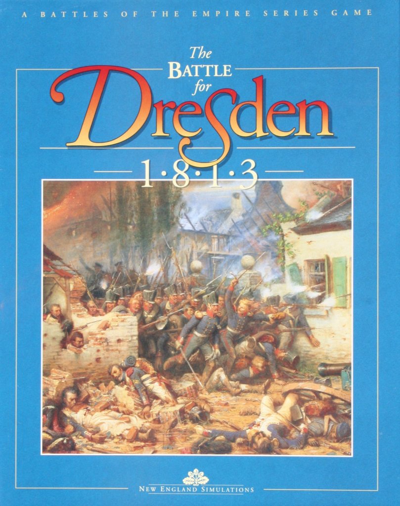 The Battle for Dresden 1813 board game cover
