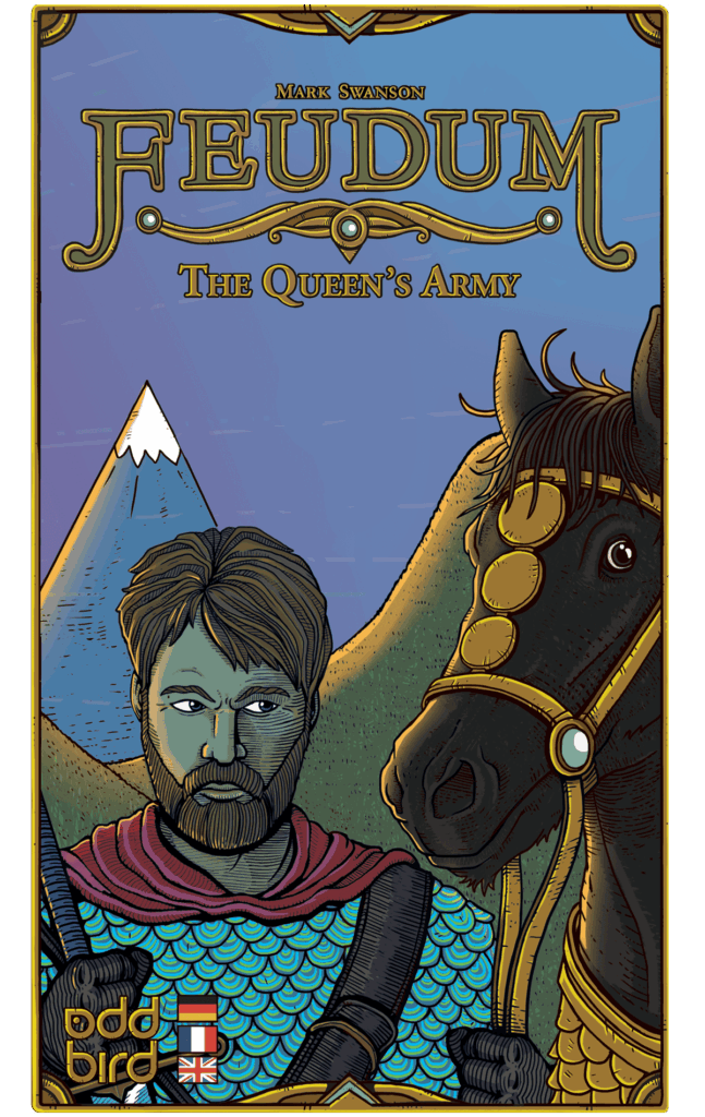 Feudum: The Queen’s Army board game cover