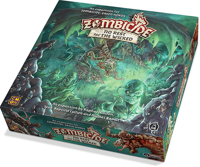 Zombicide: No Rest for the Wicked board game cover