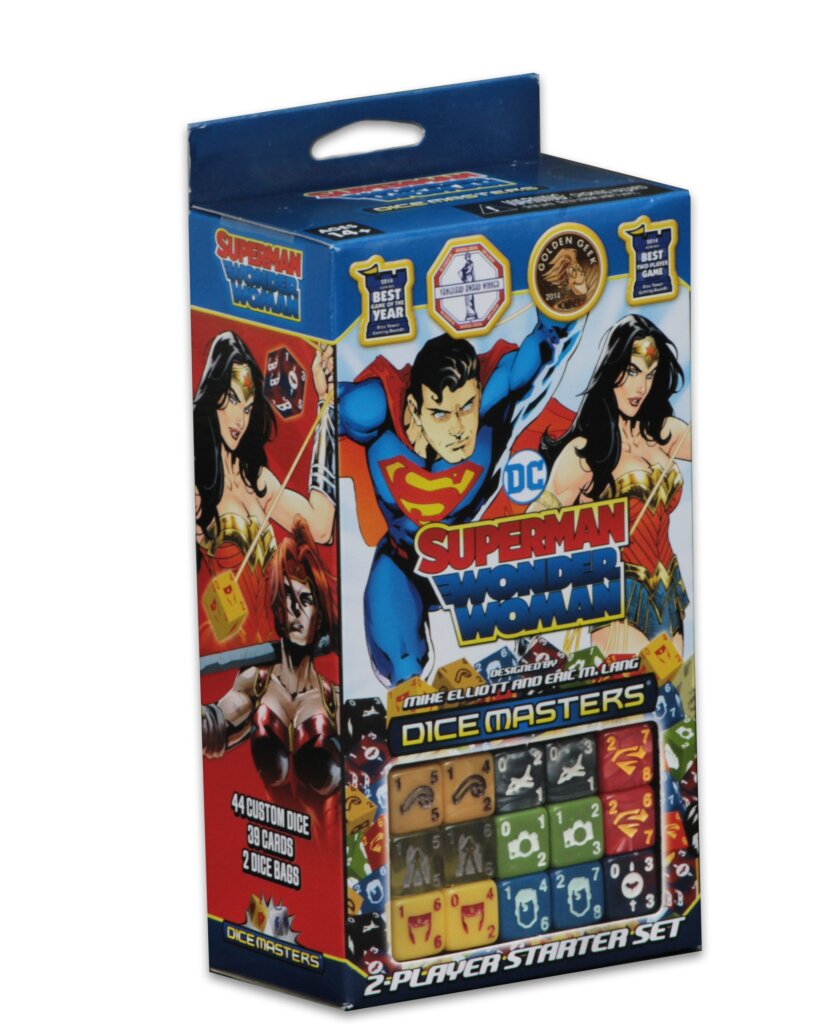 DC Comics Dice Masters: Superman and Wonder Woman Starter Set board game cover