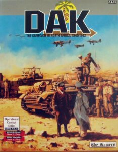 DAK: The Campaign in North Africa, 1940-1942 board game cover