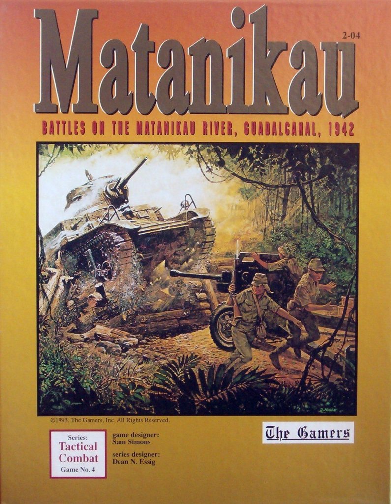 Matanikau: Battles on the Matanikau River, Guadalcanal, 1942 board game cover