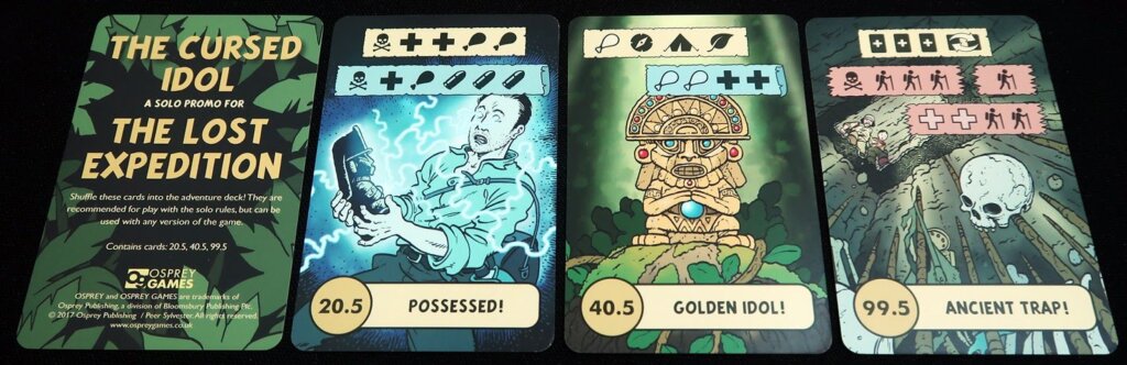 The Lost Expedition: The Cursed Idol – Solo Promo board game cover