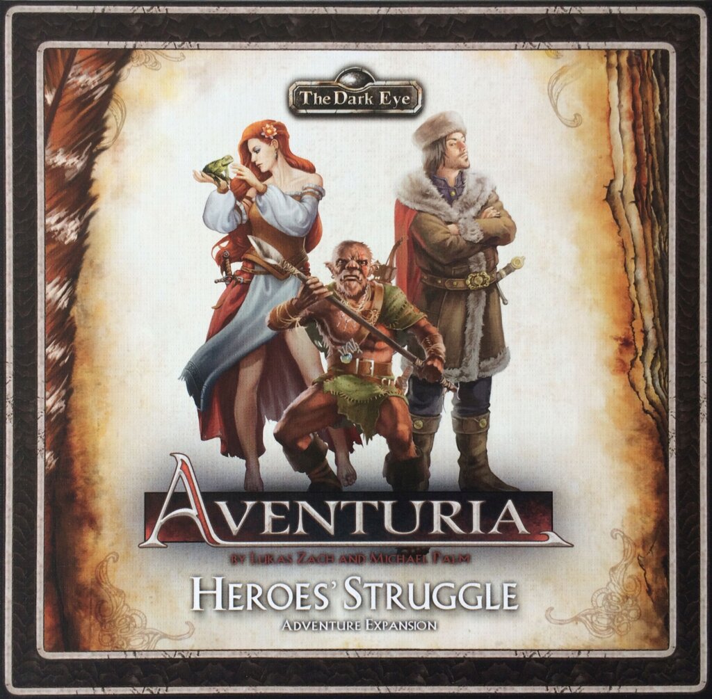 Aventuria: Heroes’ Struggle board game cover