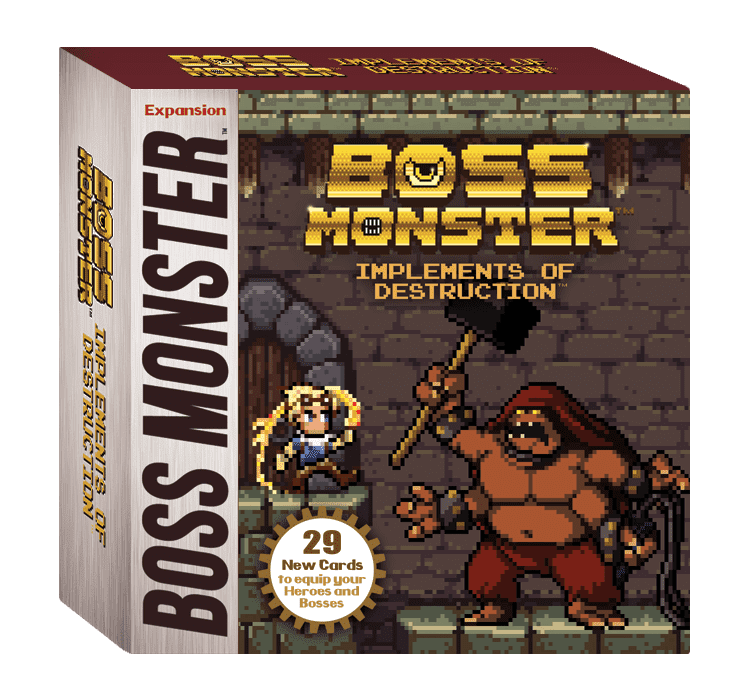 Boss Monster: Implements of Destruction board game cover