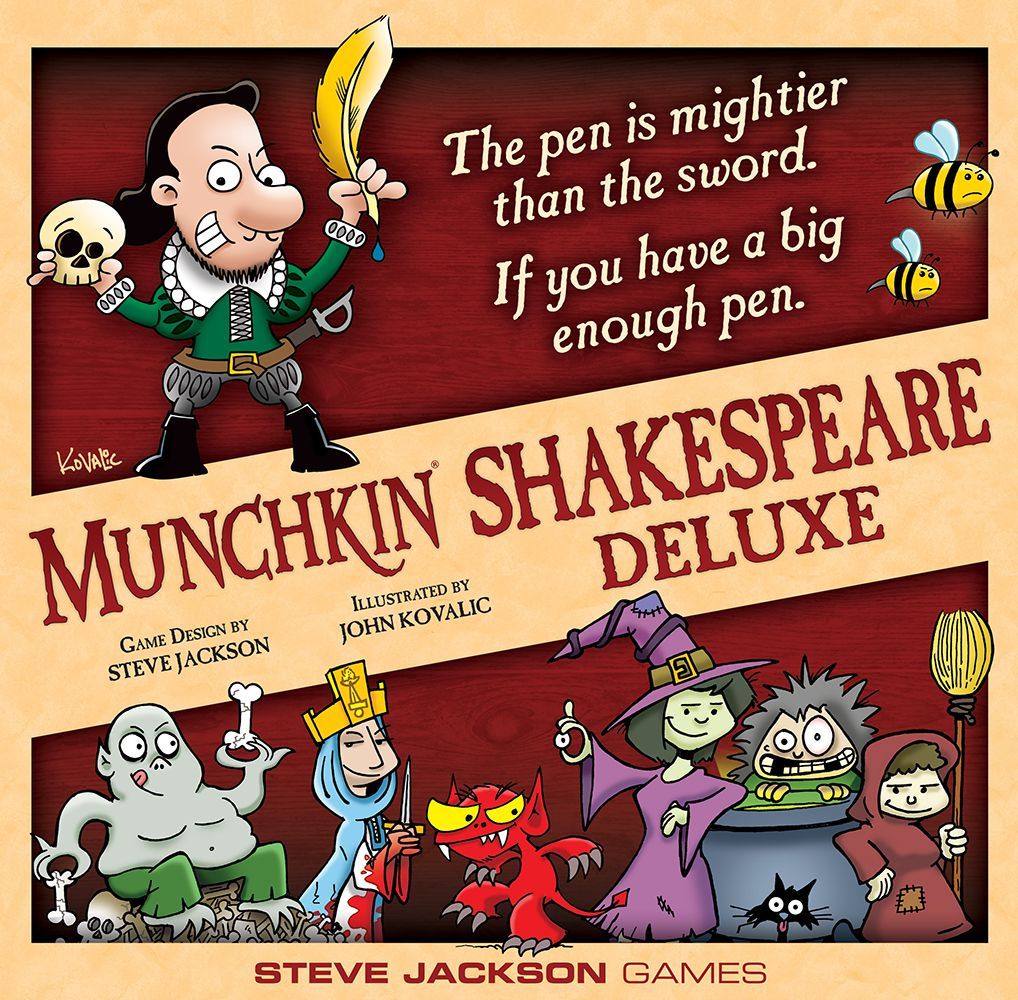 Munchkin Shakespeare Deluxe board game cover
