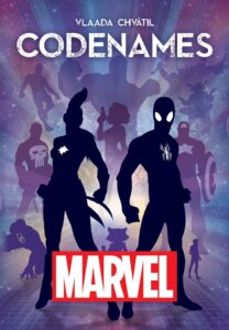 Codenames: Marvel board game cover