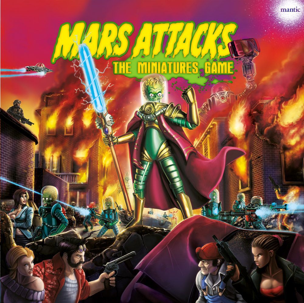 Mars Attacks: The Miniatures Game board game cover