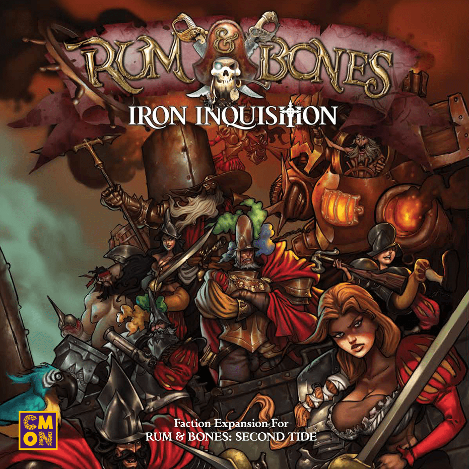 Rum & Bones: Second Tide – Iron Inquisition board game cover