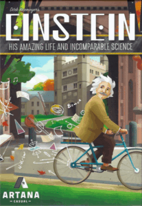 Einstein: His Amazing Life and Incomparable Science board game cover