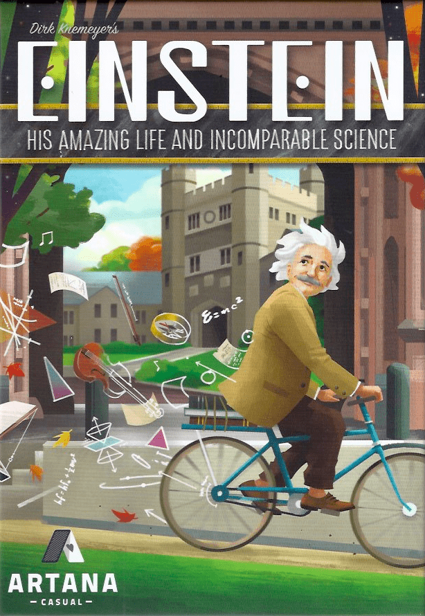 Einstein: His Amazing Life and Incomparable Science board game cover