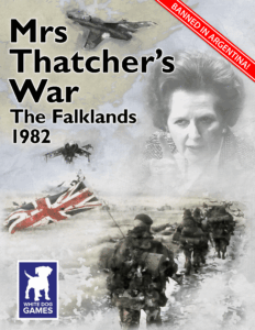 Mrs Thatcher’s War: The Falklands, 1982 board game cover