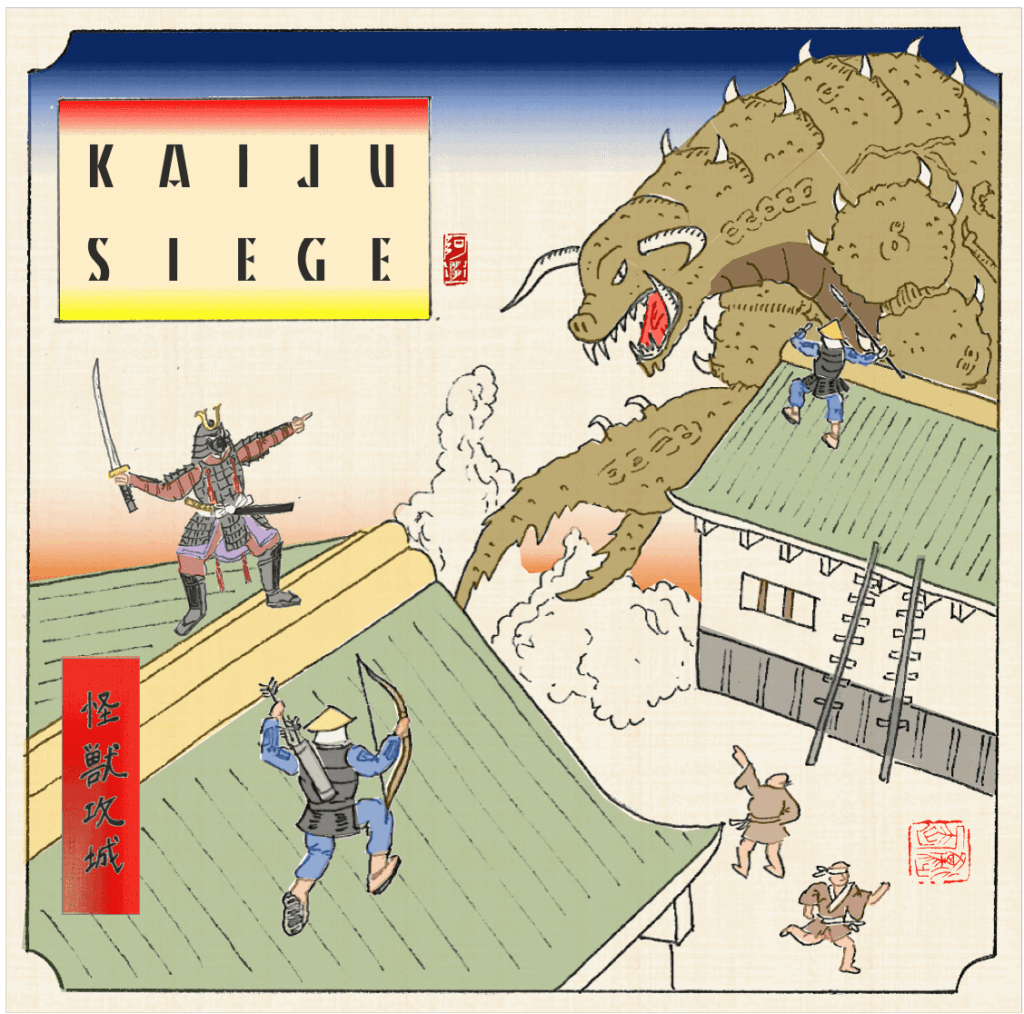 Kaiju Siege board game cover