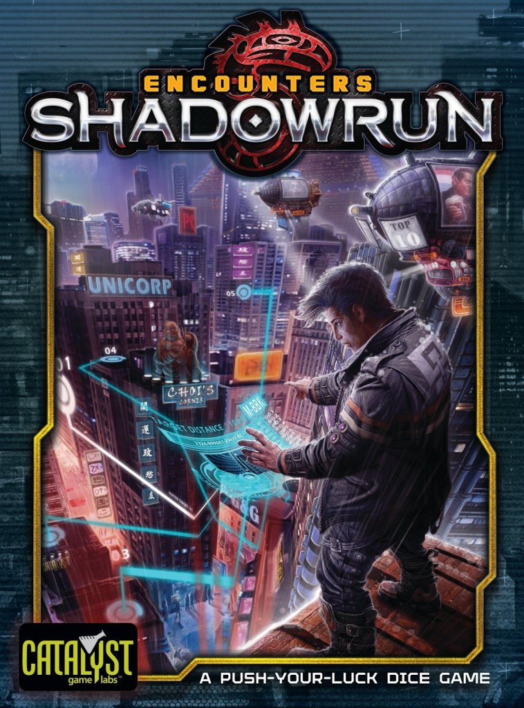 Encounters: Shadowrun board game cover