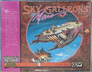 Sky Galleons of Mars board game cover