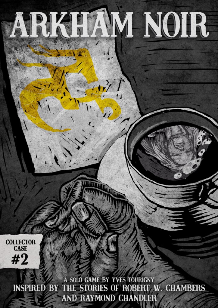 Arkham Noir: Collector Case #2 – The King in Yellow board game cover