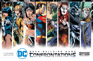 DC Deck-Building Game: Confrontations board game cover