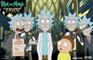 Rick and Morty: Close Rick-Counters of the Rick Kind Deck-Building Game board game cover