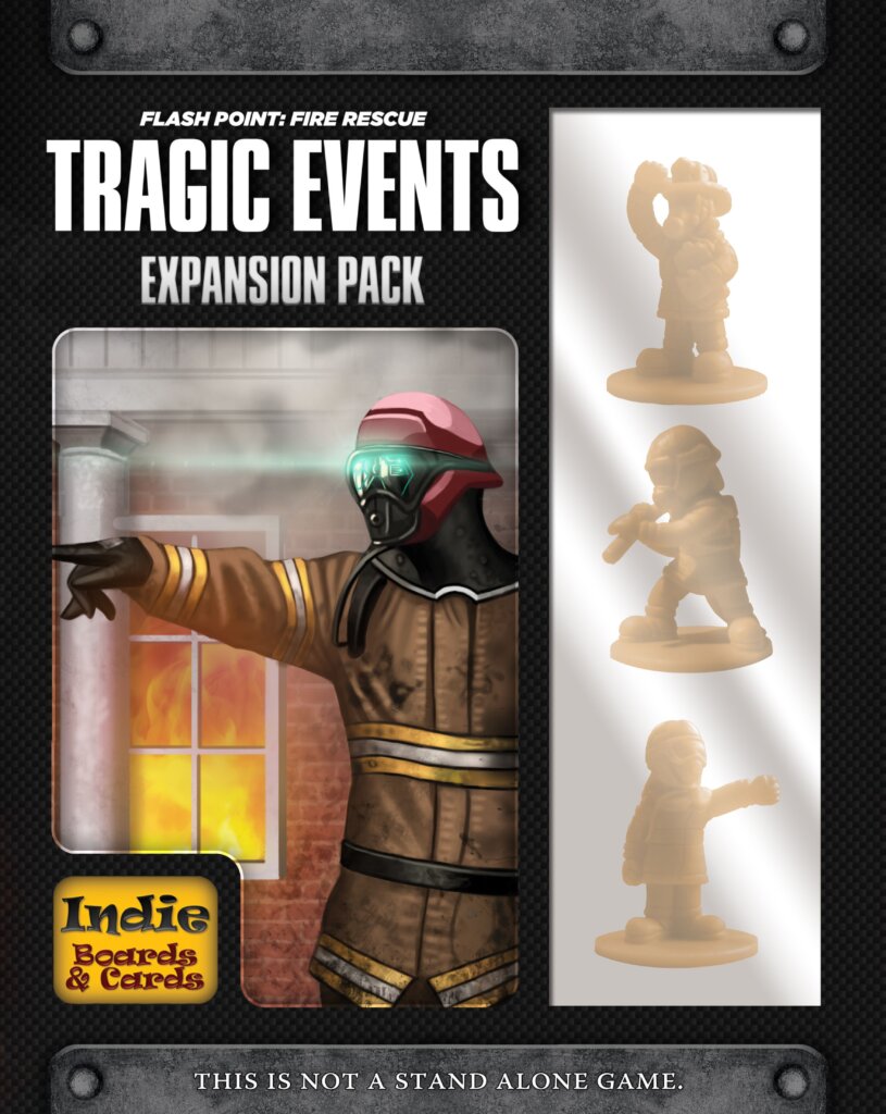 Flash Point: Fire Rescue – Tragic Events board game cover