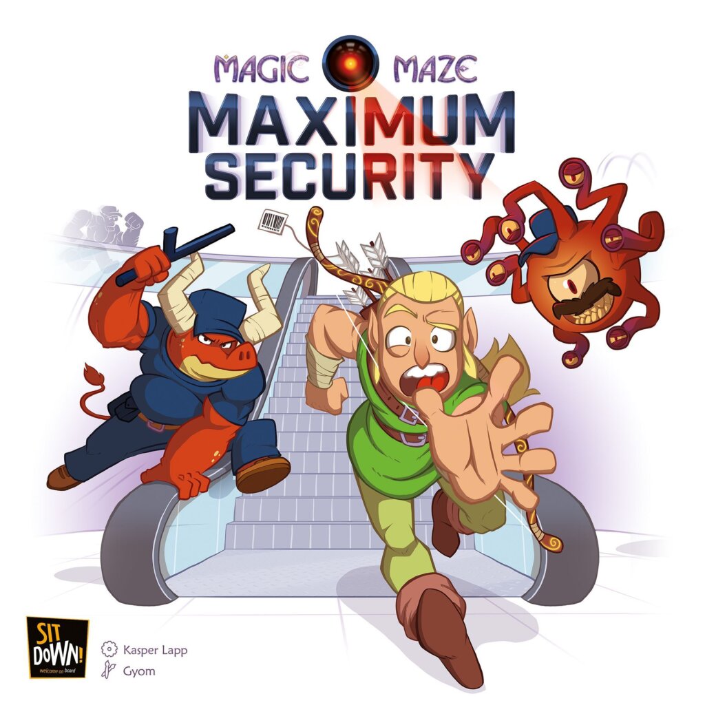 Magic Maze: Maximum Security board game cover