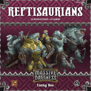 Massive Darkness: Enemy Box – Reptisaurians board game cover
