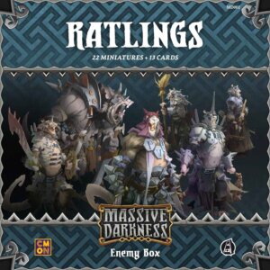 Massive Darkness: Enemy Box – Ratlings board game cover