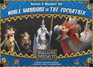 Massive Darkness: Heroes & Monster Set – Noble Warriors vs The Cockatrix board game cover