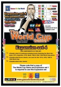 The World Cup Game:  Expansion Set 4 board game cover