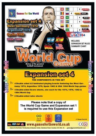 The World Cup Game:  Expansion Set 4 board game cover