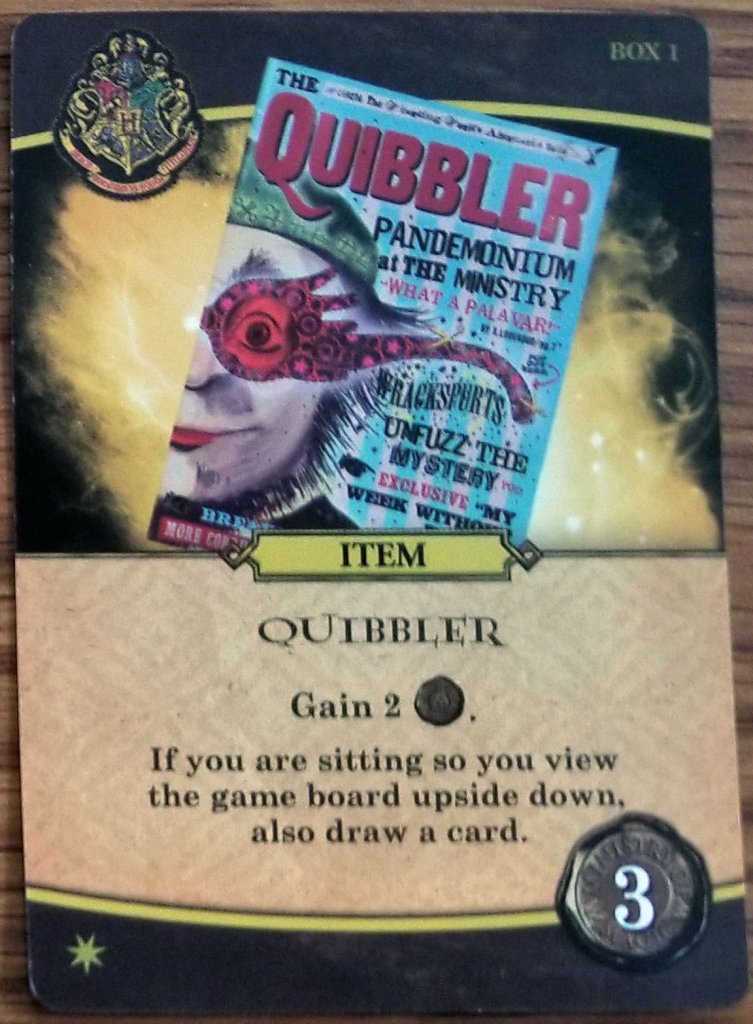 Harry Potter: Hogwarts Battle – Item: Quibbler board game cover