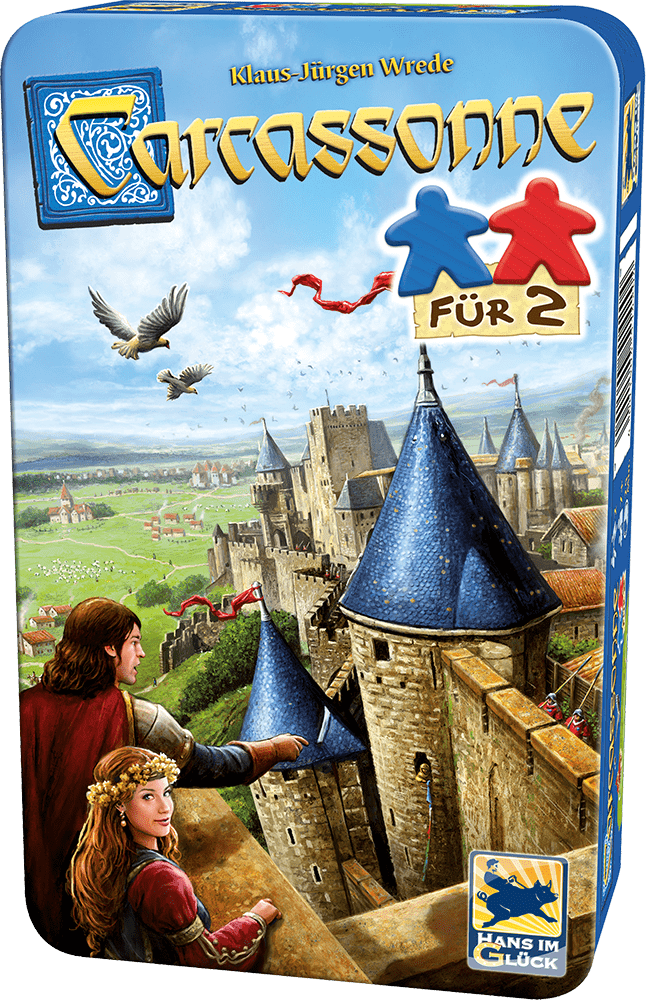 Carcassonne für 2 board game cover