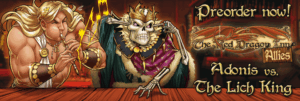 The Red Dragon Inn: Allies – Adonis vs. the Lich King board game cover