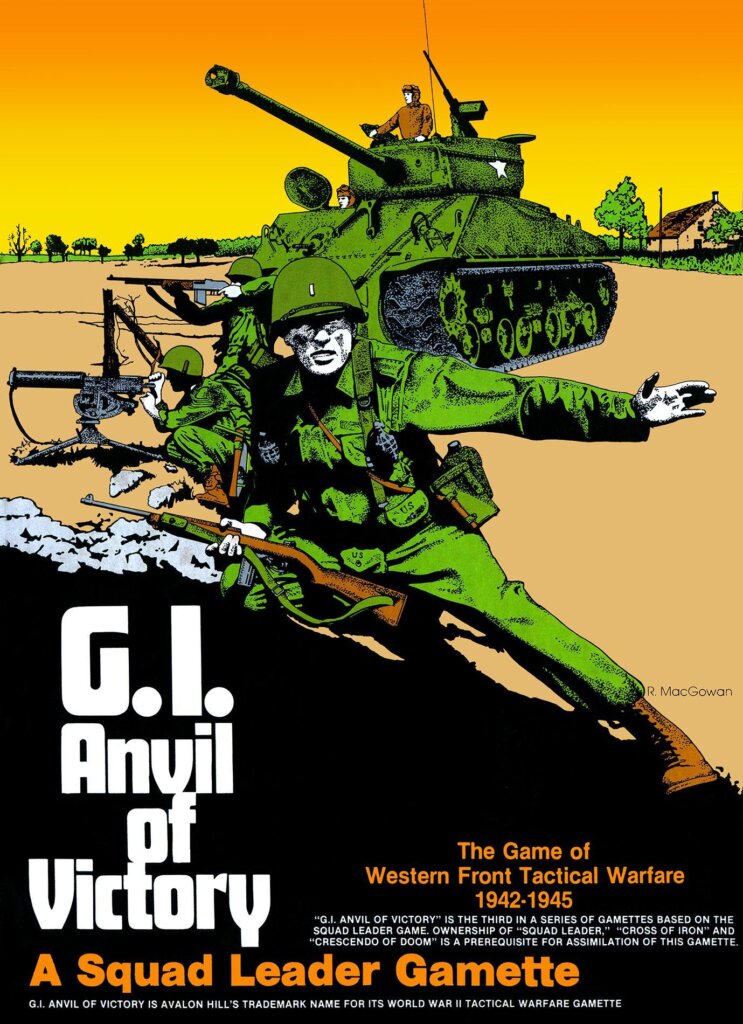 G.I. Anvil of Victory: A Squad Leader Gamette board game cover