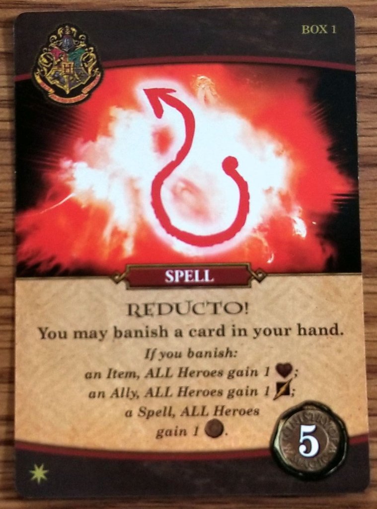 Harry Potter: Hogwarts Battle – Spell: Reducto! board game cover