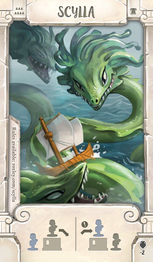 Santorini: Scylla Promo Card board game cover