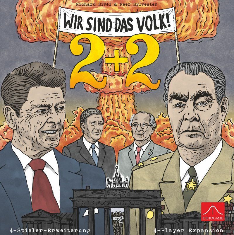 Wir sind das Volk!: 2+2 board game cover
