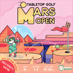 Mars Open: Tabletop Golf board game cover