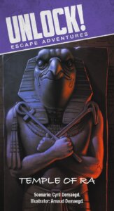 Unlock!: Escape Adventures – Temple of Ra board game cover
