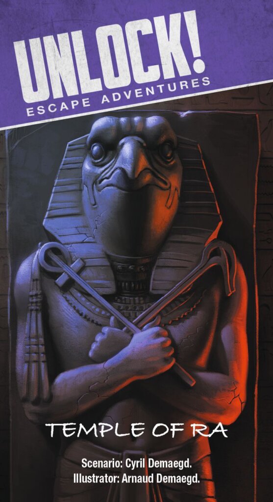 Unlock!: Escape Adventures – Temple of Ra board game cover