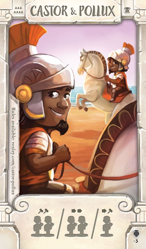 Santorini: Castor & Pollux Promo Card board game cover