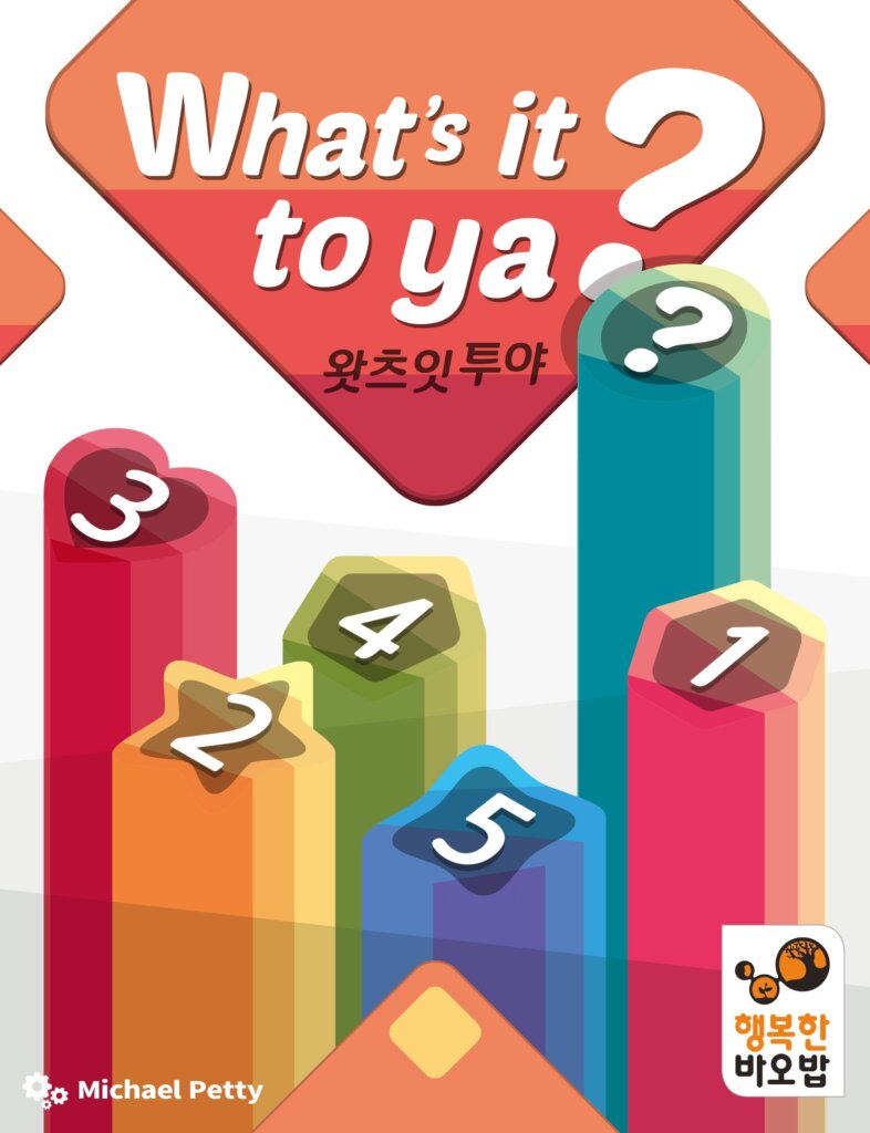 What’s It to Ya? board game cover
