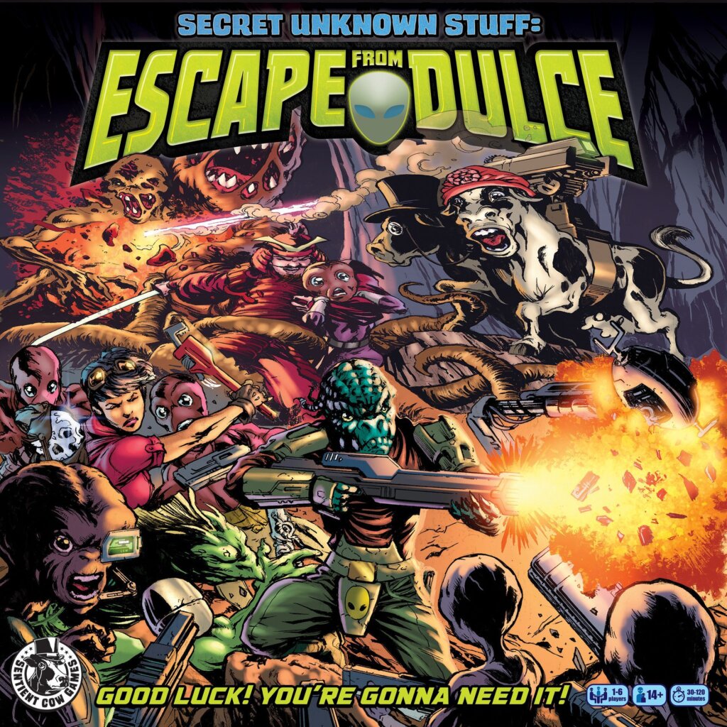Secret Unknown Stuff: Escape from Dulce board game cover